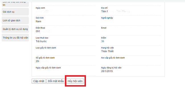 Huy hoi vien VinaPhone Plus nhu the nao? Huy hoi vien VinaPhone Plus