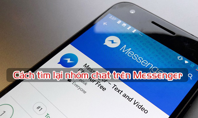 cach tim lai nhom chat tren messenger 