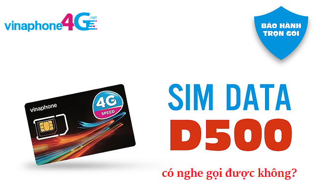 Sim D500 VinaPhone co nghe goi đuoc khong