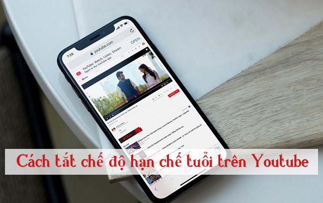 cách tắt chế độ hạn chế trên youtube