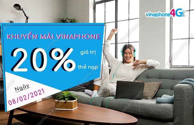khuyen mai vinaphone tang 20% the nap ngay 0802