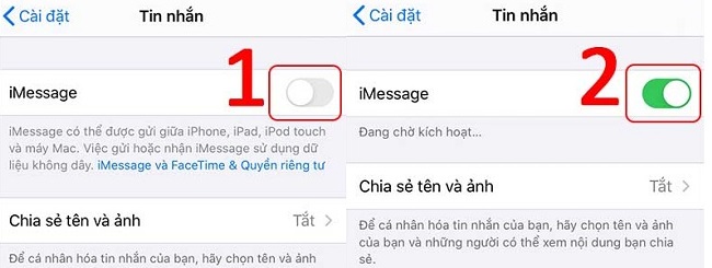 cac buoc sua loi vinaphone khong kich hoat duoc imessage