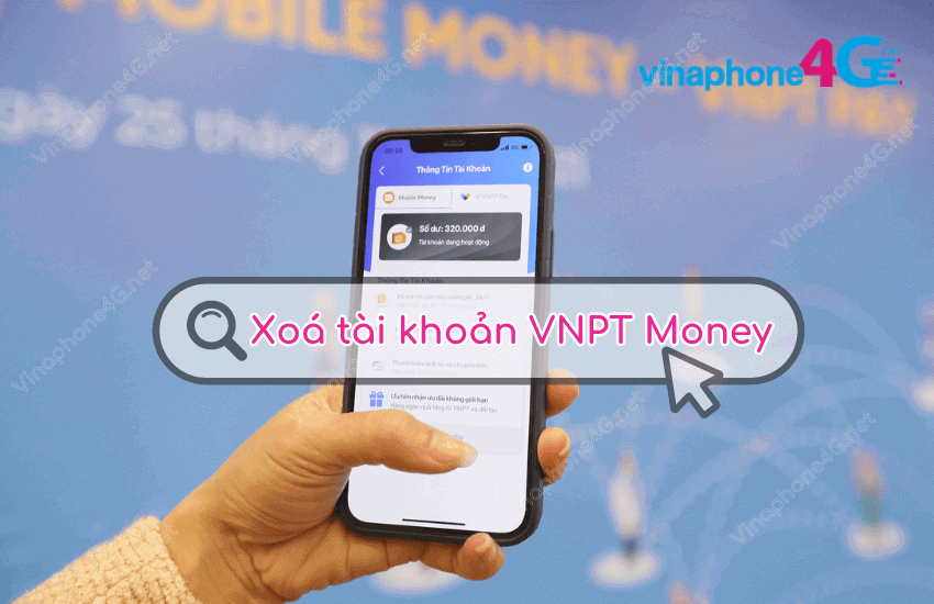 xoa tai khoan vnpt money