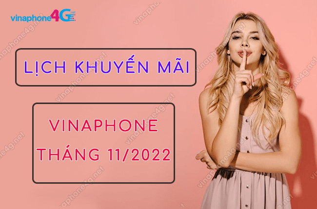 lich khuyen mai vinaphone thang 11/2022