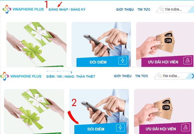 doi diem vinaphone lay data