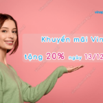 khuyen mai 20% the nap vinaphone ngay 13/12/2022