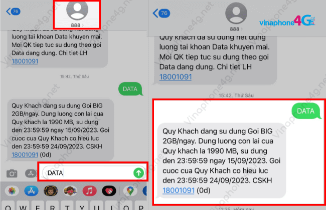 cach kiem tra dung luong 3g vina