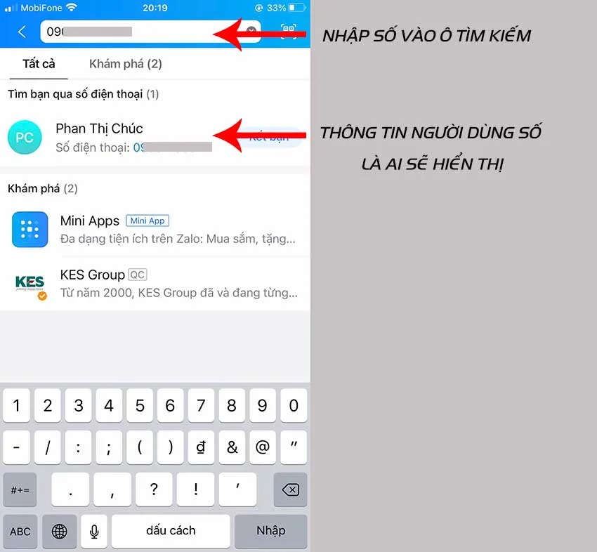 tim ten va dia chi qua sdt vinaphone