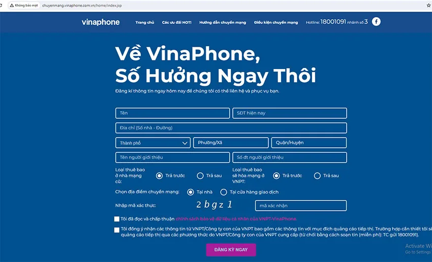 chuyen mang giu so vietnamobile sang vinaphone