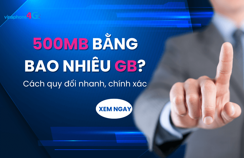 500mb bang bao nhieu gb