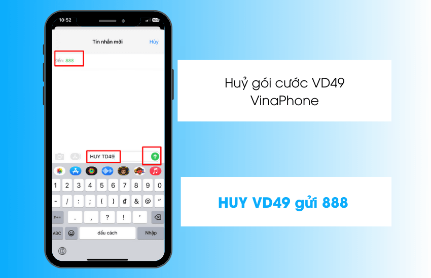 cach huy goi cuoc VD49 vinaphone