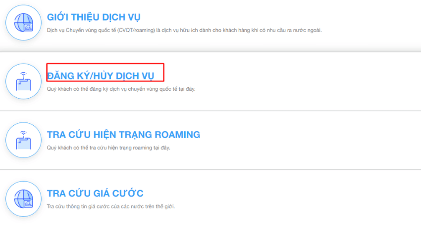 dang ky dich vu chuyen vung quoc te vinaphone